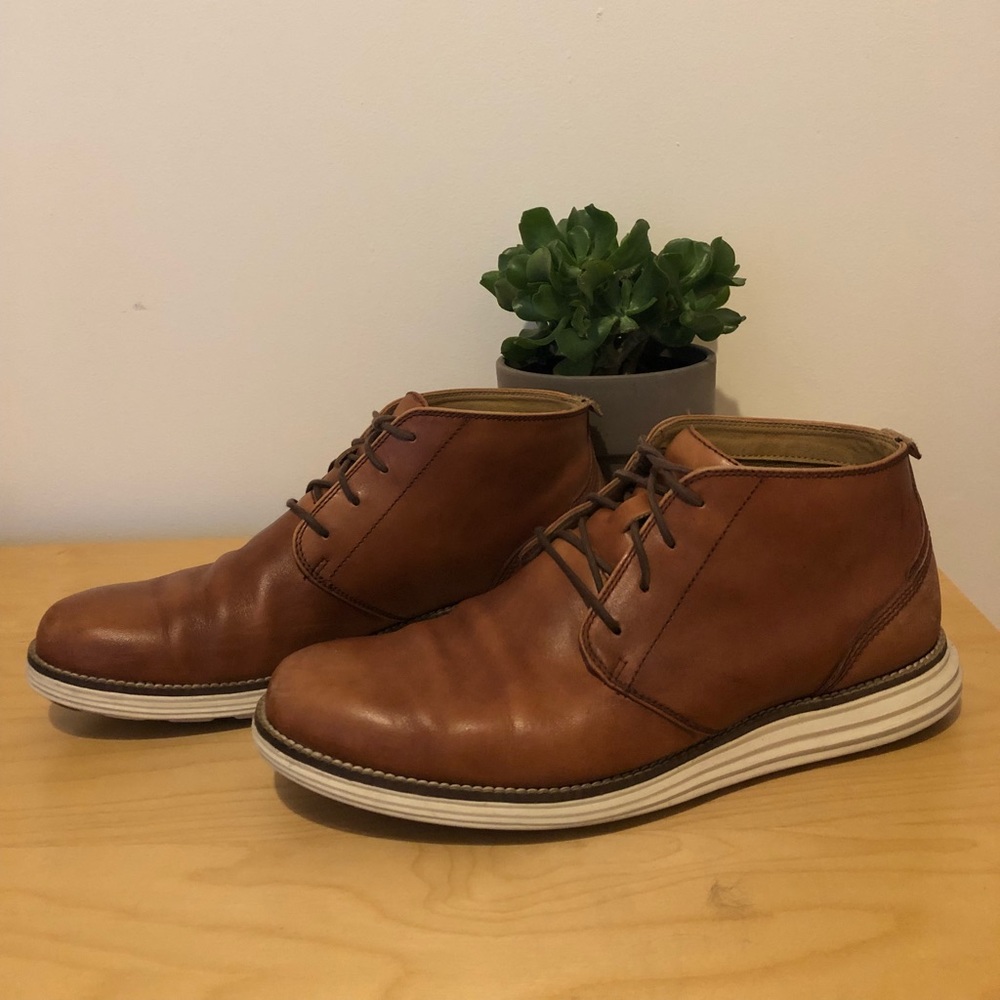 Cole Haan Original Grand Chukka in Woodbury/Ivory